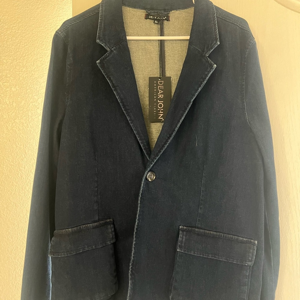 NWT denim blazer